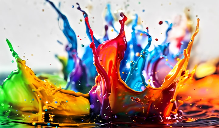 Демонстрация технологии QNED Color