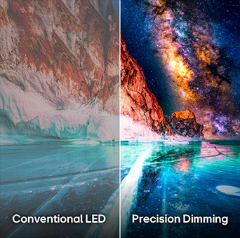 LG Mini RGB evo AI MRGB86 с технологией Precision Dimming для улучшенной контрастности